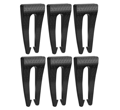 Dropfree 6 Pcs Stove Knob Covers, Gas Stoves Button Protection Lock Kitchen Gas Stove Protection Buttons Child Safety Knob Locks (Black)