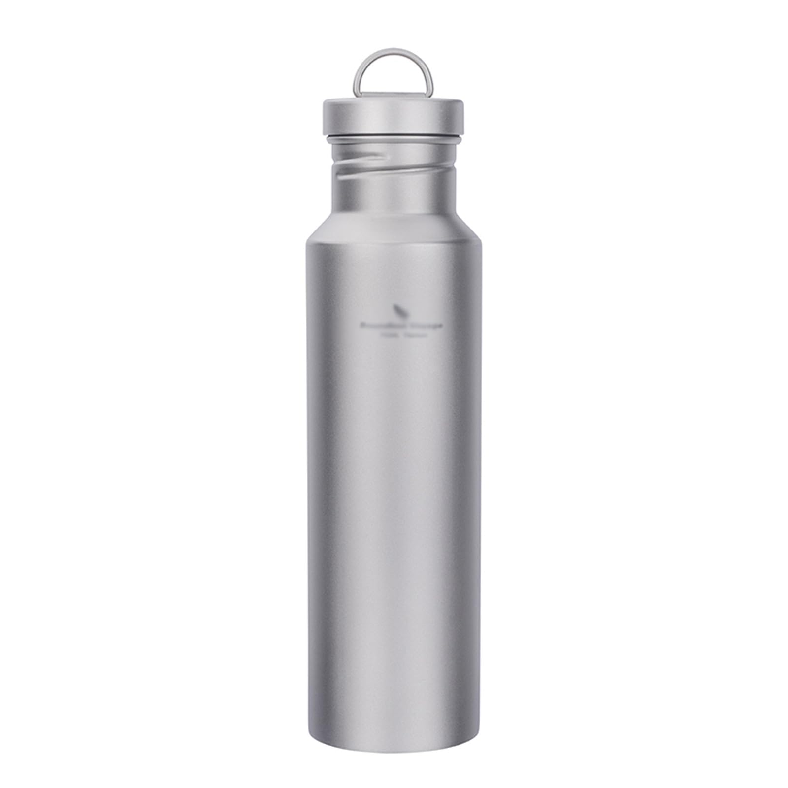Borraccia sportiva in titanio con coperchio, imboccatura larga, a prova di perdite, riutilizzabile, per sport, campeggio, escursionismo, arrampicata, corsa, tè e caffè (750 ml)