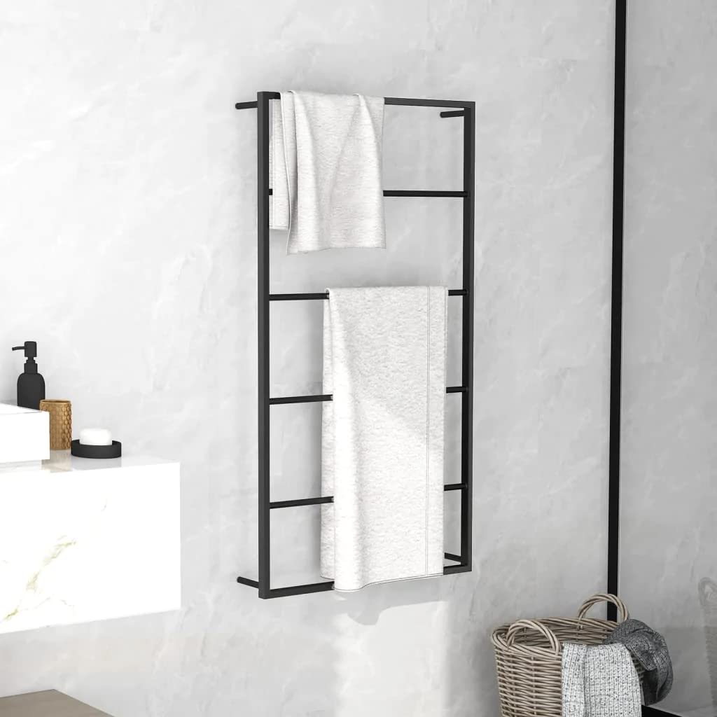 vidaXL Porte-Serviettes Blanc 60x10x116 cm Acier