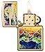 Zippo High Polish Brass Howling Wolf Pocket Lighter