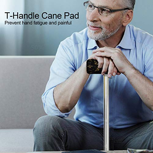 Cane Grip T-Handle Comfort Cane Pad for Walking Crutch Hand Grip Covers Accessories