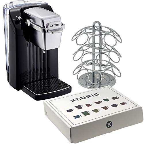 KEURIG(キューリグ)コーヒーメーカー BS300 K-CUP専用 キューリグコーヒーシステム 一杯抽出機 (ネオブラック, 03)スターターセット)