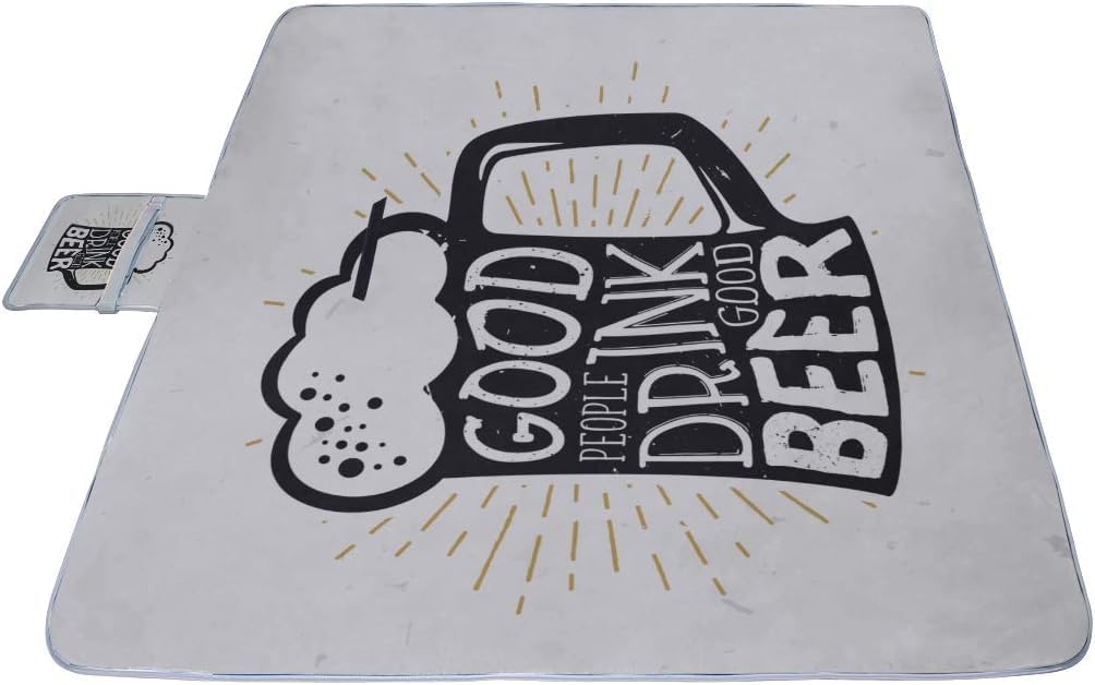 レジャーシート ビール ピクニック 折りたたみ 撥水 アウトドア クッション マット コンパクト 花見 運動会 キャンプ 遠足 花火