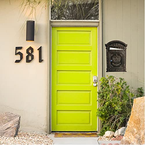 Decorative Lock Mailbox Outdoor - Metal Wall-Mounted Mailbox - Vintage Cast Iron Locking Mailbox #TOP6