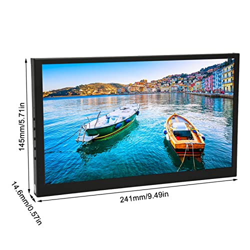 Naroote Zweiter Laptop-Bildschirm, Tragbarer, Professioneller 10,1-Zoll-Touchscreen-Monitor mit Integrierten Dual-Lautsprechern für das Büro – Bild 8