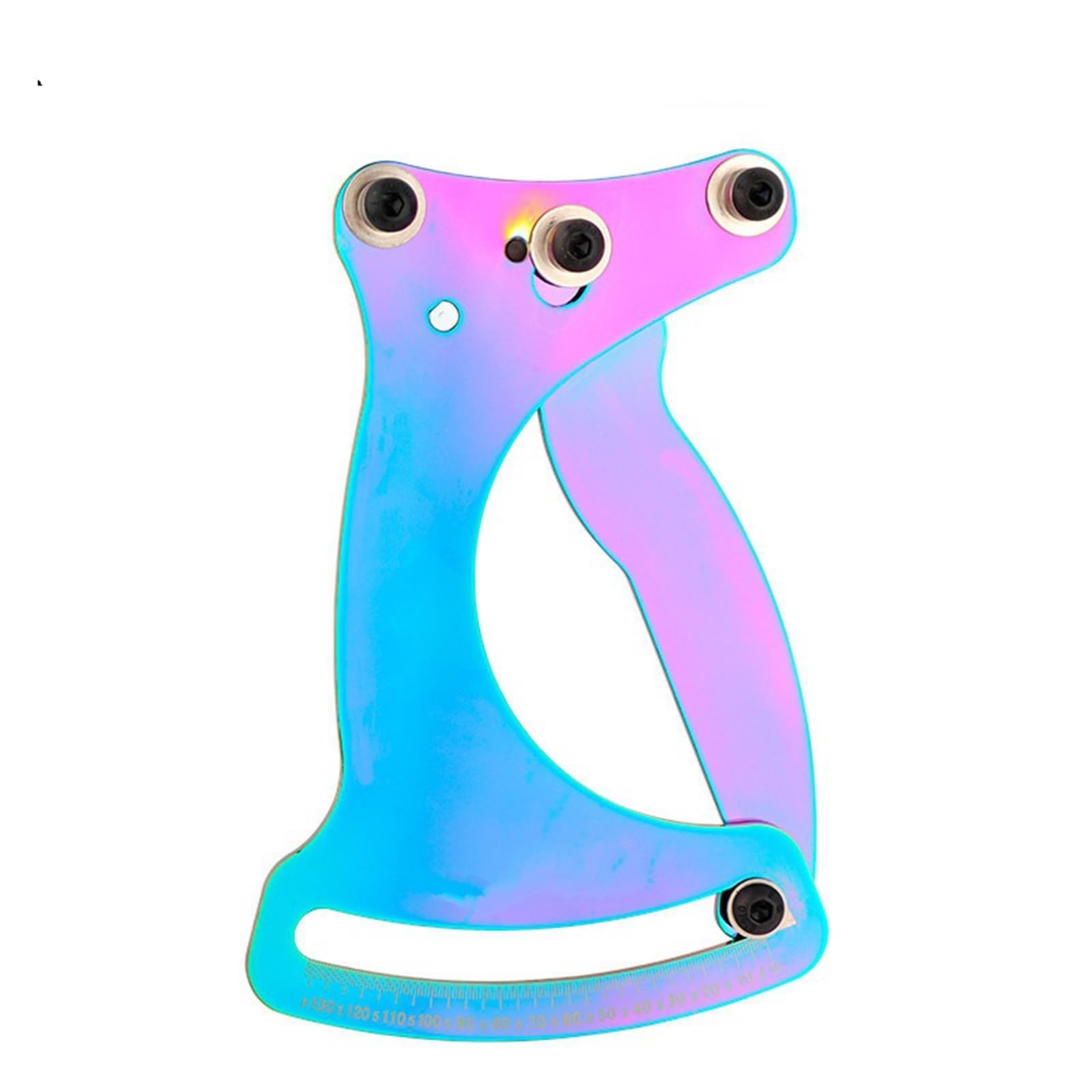 deslizador guía cadena Kit de herramientas centrar ruedas bicicleta, que incluye un medidor tensión radios y una llave ajuste llantas(Color)