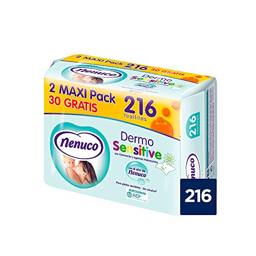 Nenuco Wet Wipes, 216 Counts