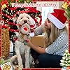 loncoldy Christmas Dog Toys, Funny Squeaky Reindeer Toy with Crinkle Paper Attract Pets, Interactive Plush Chew Toys, Adorable Christmas Elk Dog Gifts for Small Medium Large Dogs #4