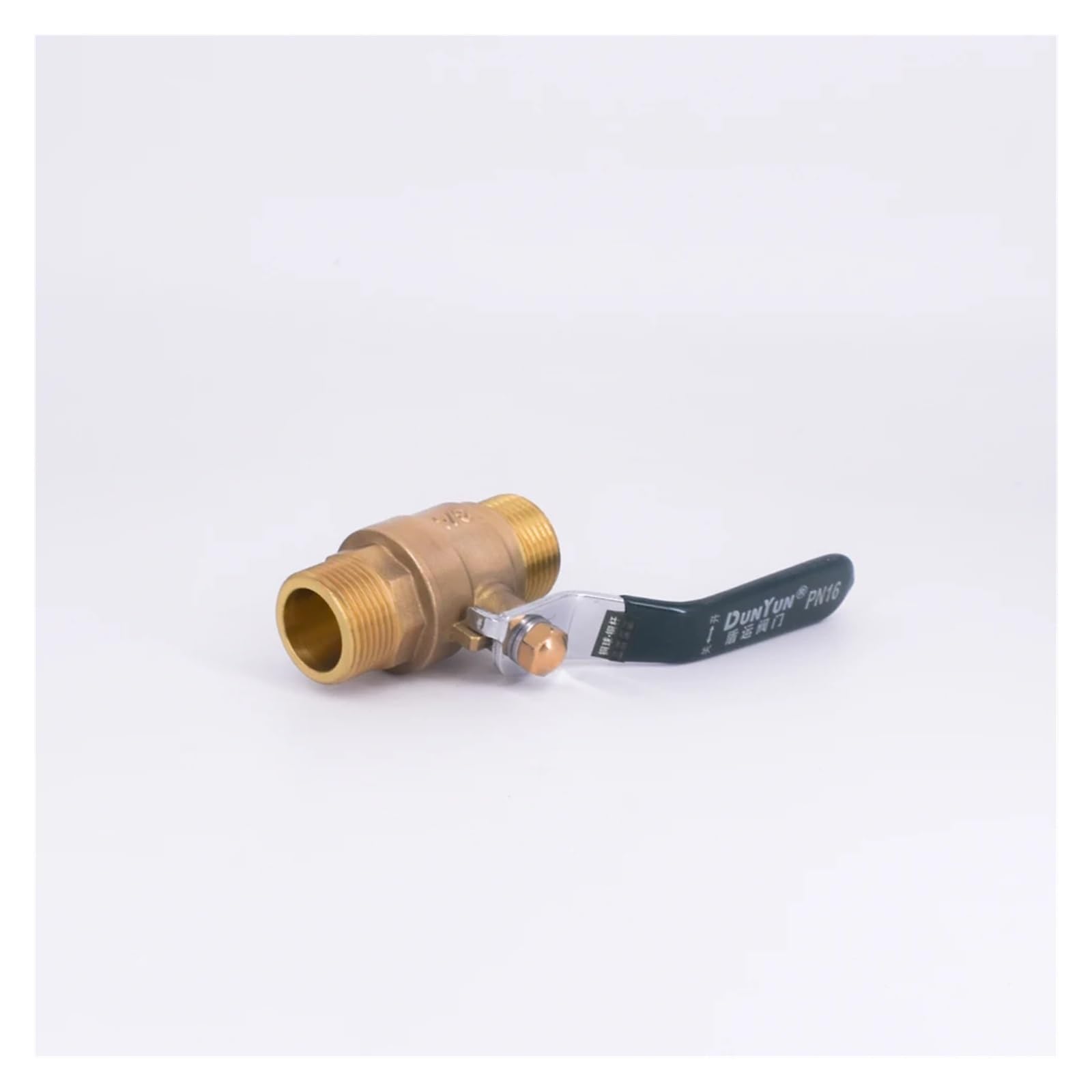 Outil de quincaillerie G 3/4" BSP Robinet à tournant sphérique en Laiton mâle Eau gazole Port Taille 15mm avec poignée Verte Raccord de Tuyau