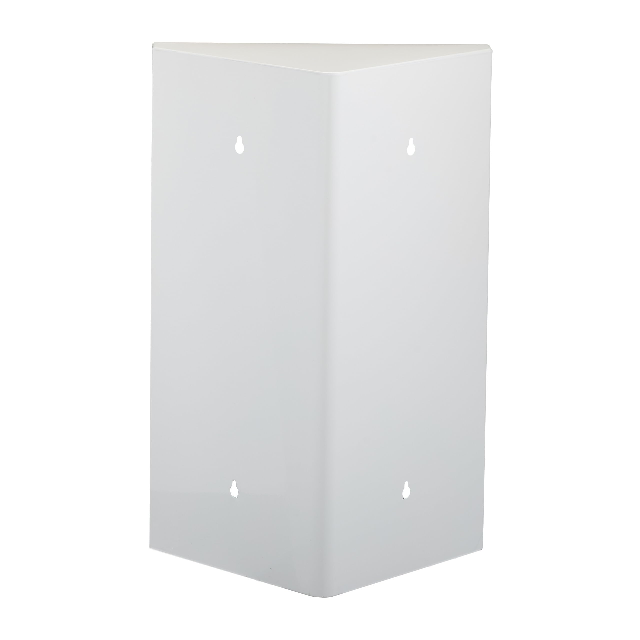 Relaxdays Armoire à Pharmacie, 3 Compartiments spacieux, mélange de matériaux, H x L x P : 45 x 30 x 17,5 cm, Blanche