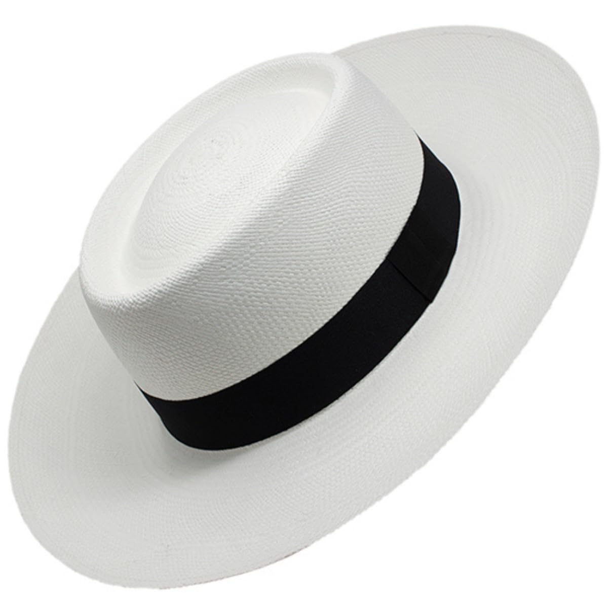 Gamboa Original Sombrero Panama ala Ancha de Paja Hecho en Ecuador Hombre y Mujer