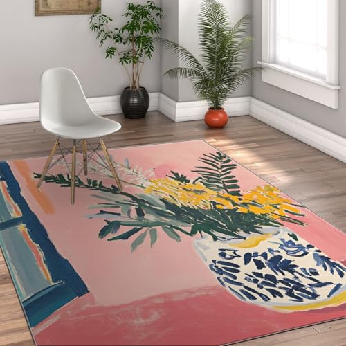 Tapis antidérapant 120x180cm Fauvisme lavable en machine - 4