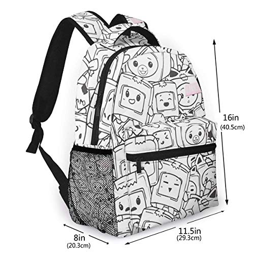 maichengxuan Casual Cute_Lankybox Schooltassen voor Meisjes & Jongens College School Kids Computer Tas Dagpakken - Afbeelding 3