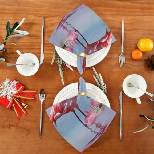 Set de 6 Servilletas de Tela Cuadradas 50.5 cm miniatura 4