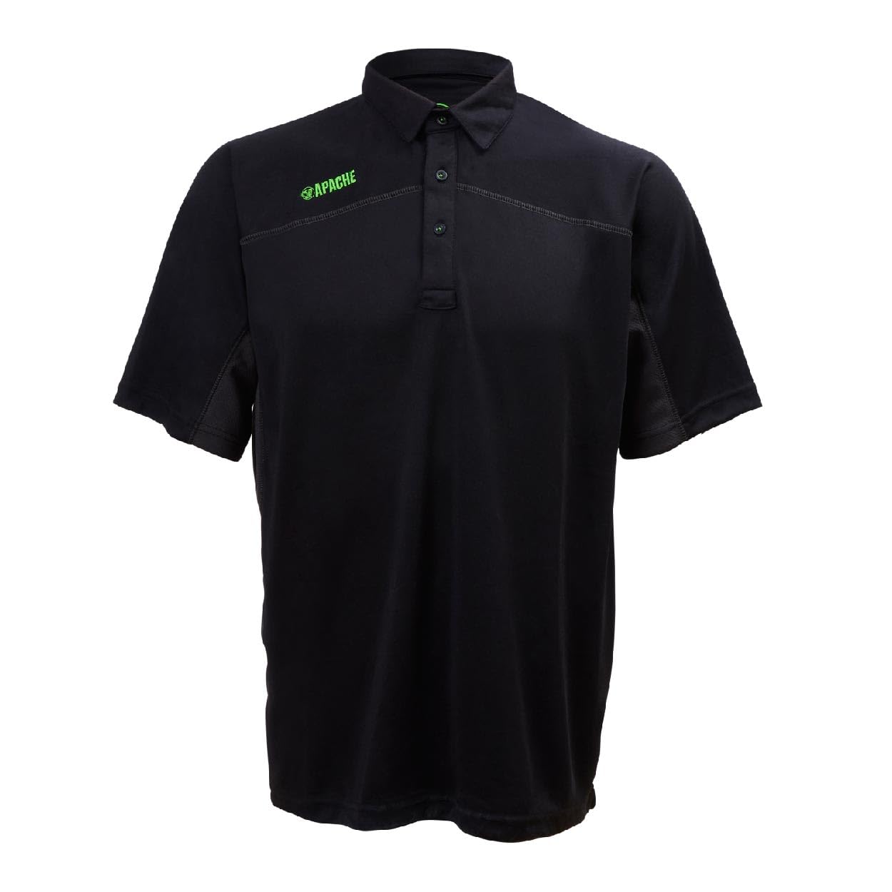 Apache Langley Polo Shirt Black/Grey XL Size: XL, Colour: Black/Grey