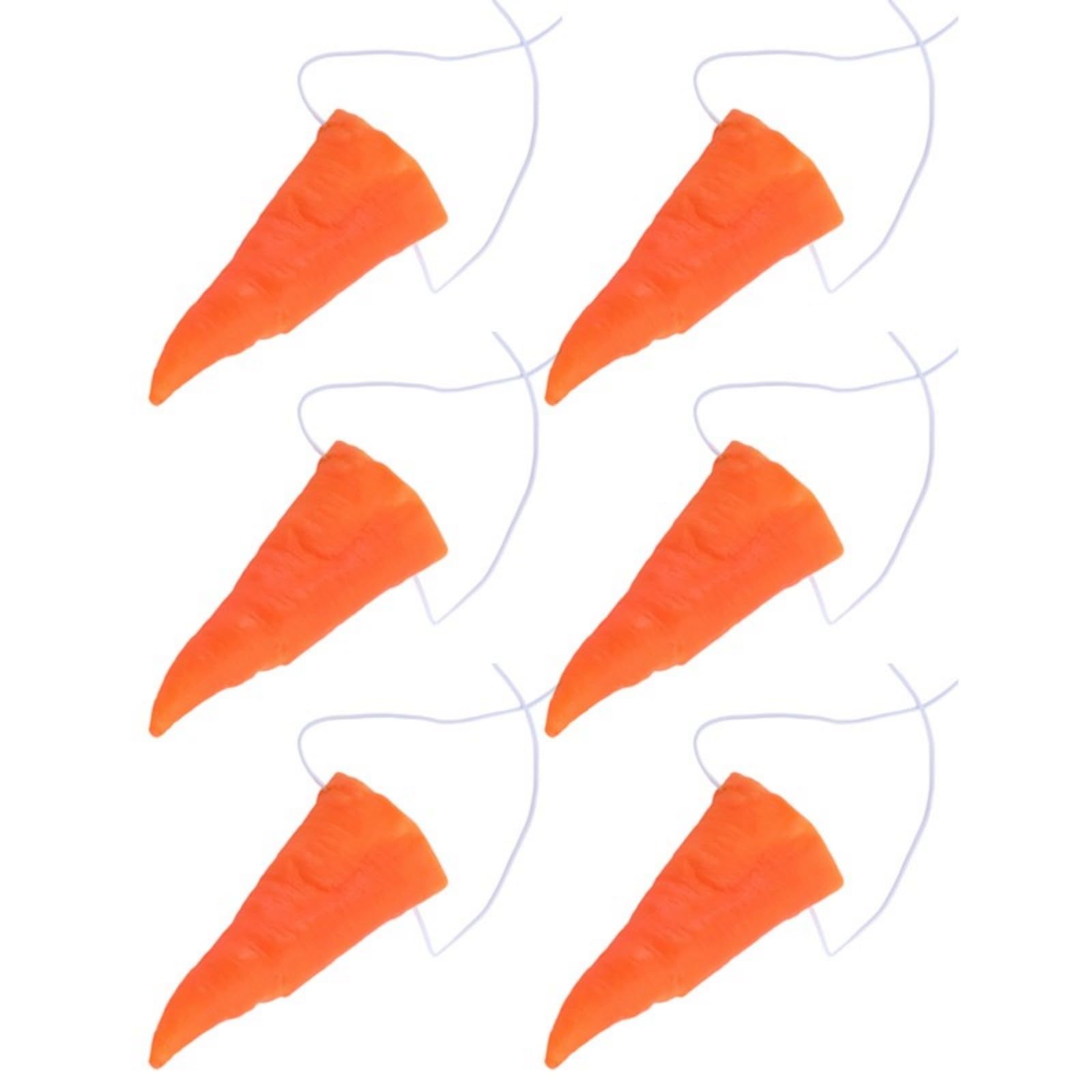 ZEPFJHE 6Pcs Funny Long Witch Nose Halloween Witch Cosplay Outfit Accessories for Easter Celebration and Cosplay Event Halloween Necromancer Nose
