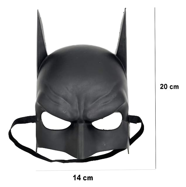 Foto 3 de 3 de Carnavalife Máscara de Batman para Adultos, Máscaras de Fiesta en Diseño de Batman para Mujeres o Cara Pequeño