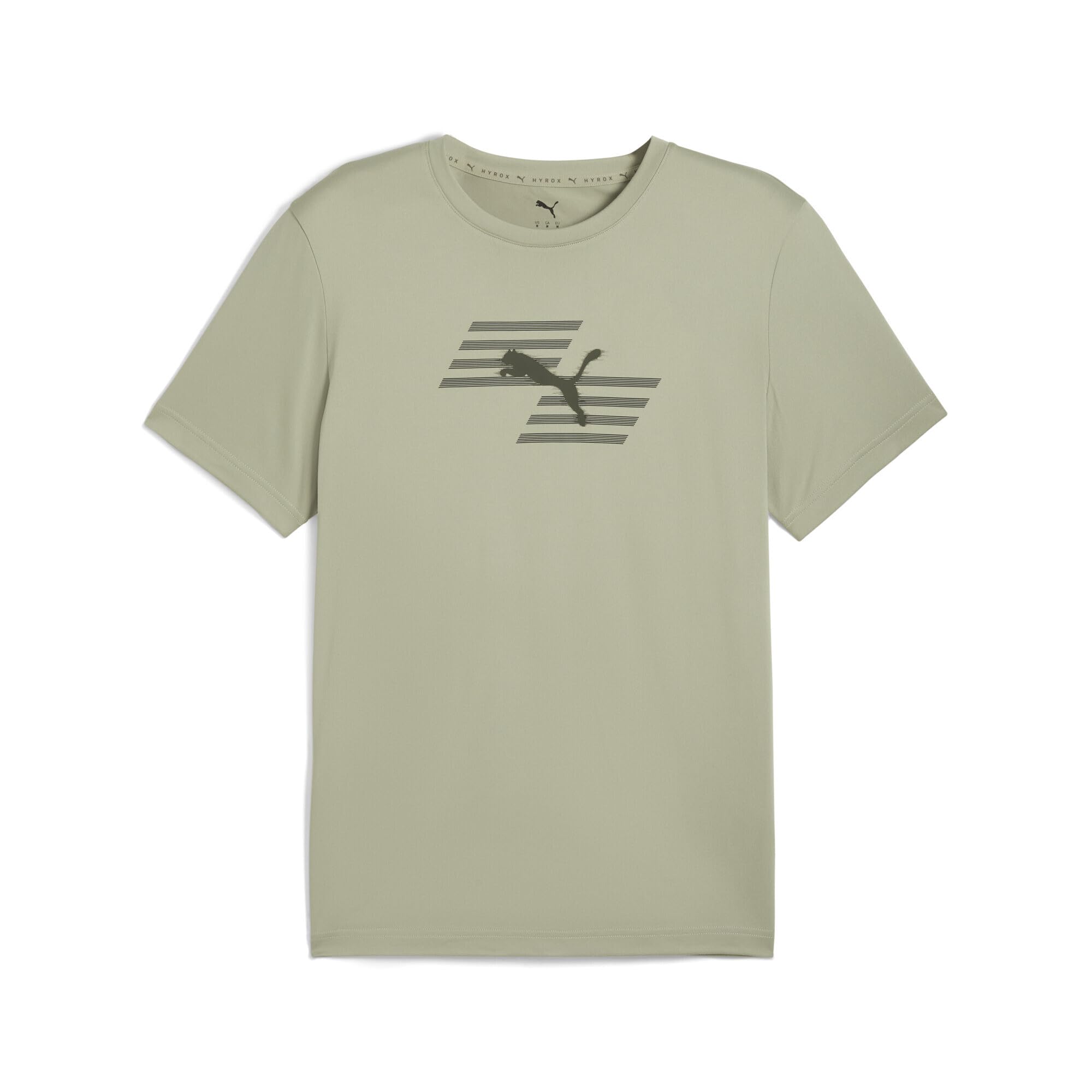 Puma Unisex M X Hyrox Poly Graphic Tees, Lux Army, XXL EU