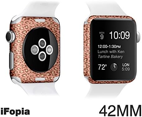 Black Friday Countdown Sale! Apple Watch waterproof Special body protector film accessories case for making(customizing) new apple watch with EDGE SKIN-iFopia/LEOPARD (36)
