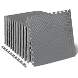 ProsourceFit Exercise Puzzle Mat ½-inch, EVA Interlocking Foam Floor Tiles for Home Gym, Workout Equipment...