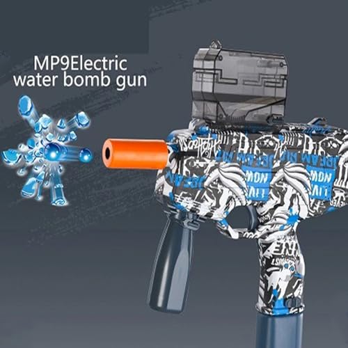 SDMAX Electric Gel Blaster Toy G-U-N, 2-IN-1 Dual Mode, Rechargeable Toy G-U-N, Water Absorbing Bullet, G-U-N Target, Safety Goggles, Water Bullet Bottle, Assorted Color - Image 3