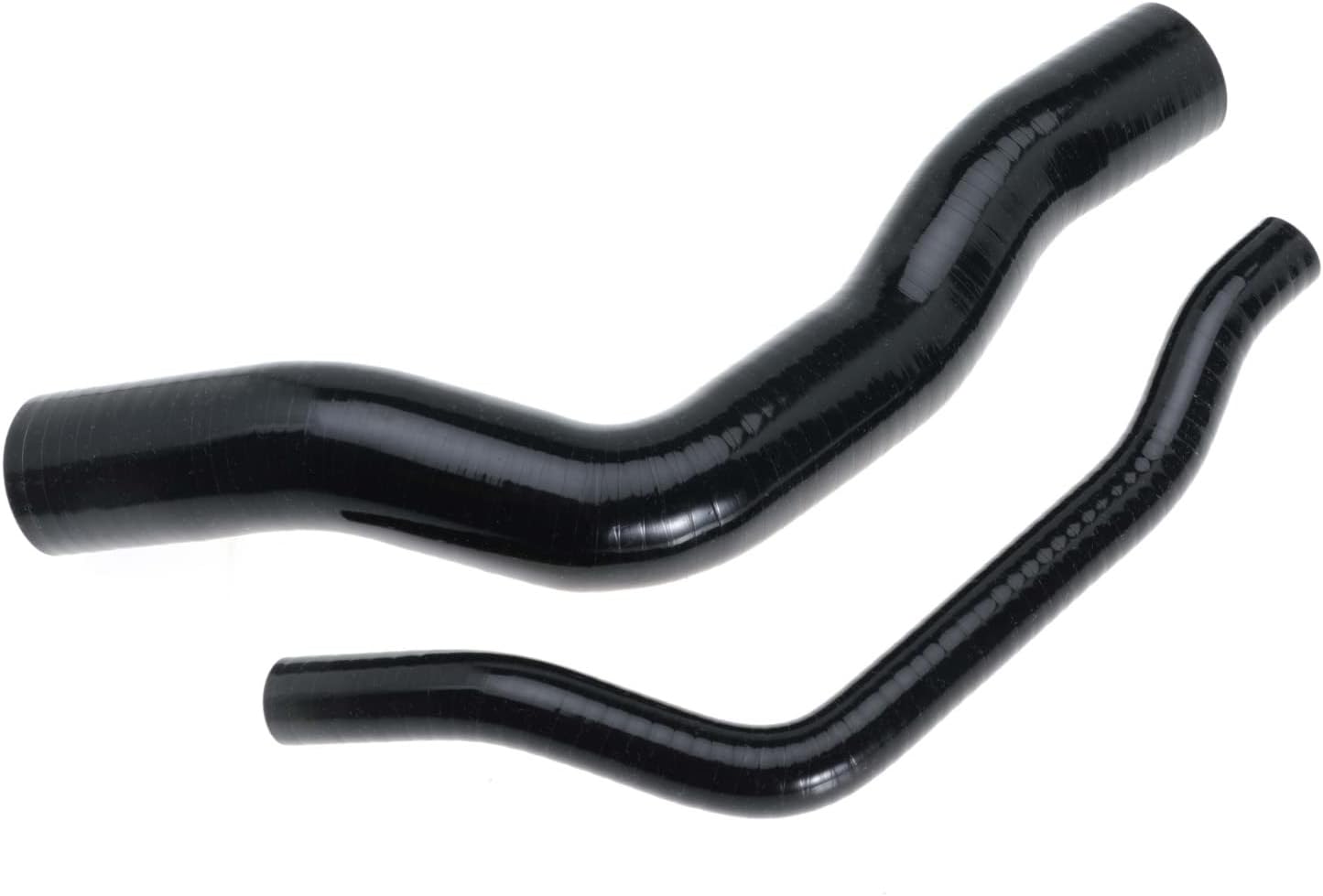 Fuel Filler Hose Kit for Jeep Cherokee XJ Vent & Filler 1984-1996, 2pcs Black Synthetic Rubber Hoses
