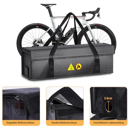 Bolsa de batería para ebike impermeable y protector antichoque de litio para transporte 7