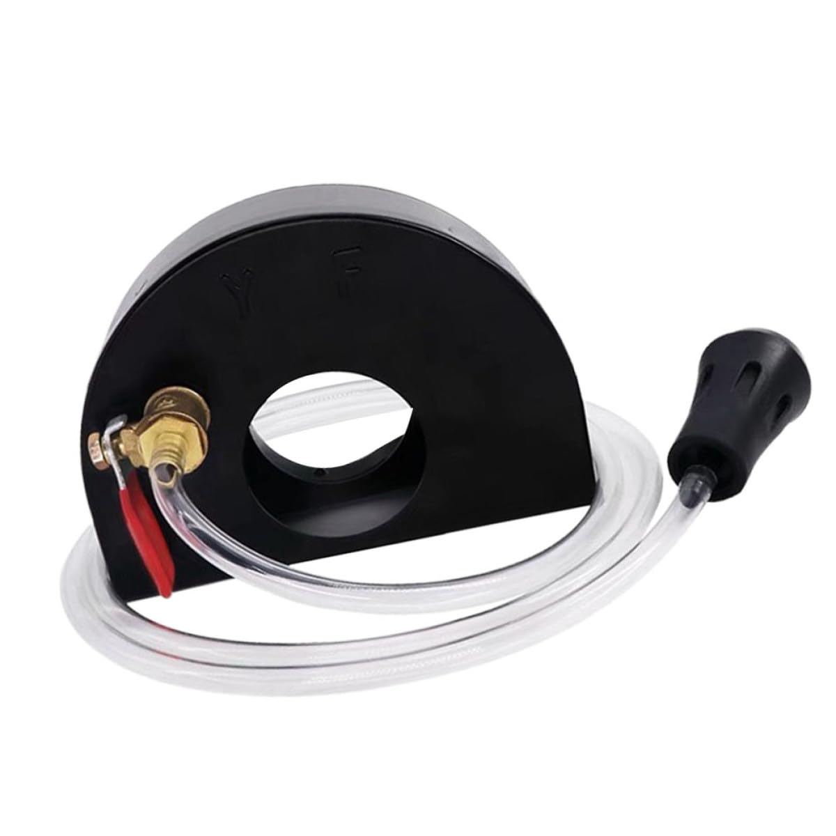 Cubierta metálica para amoladora compatible con discos de tallado y corte de madera de 160-248mm