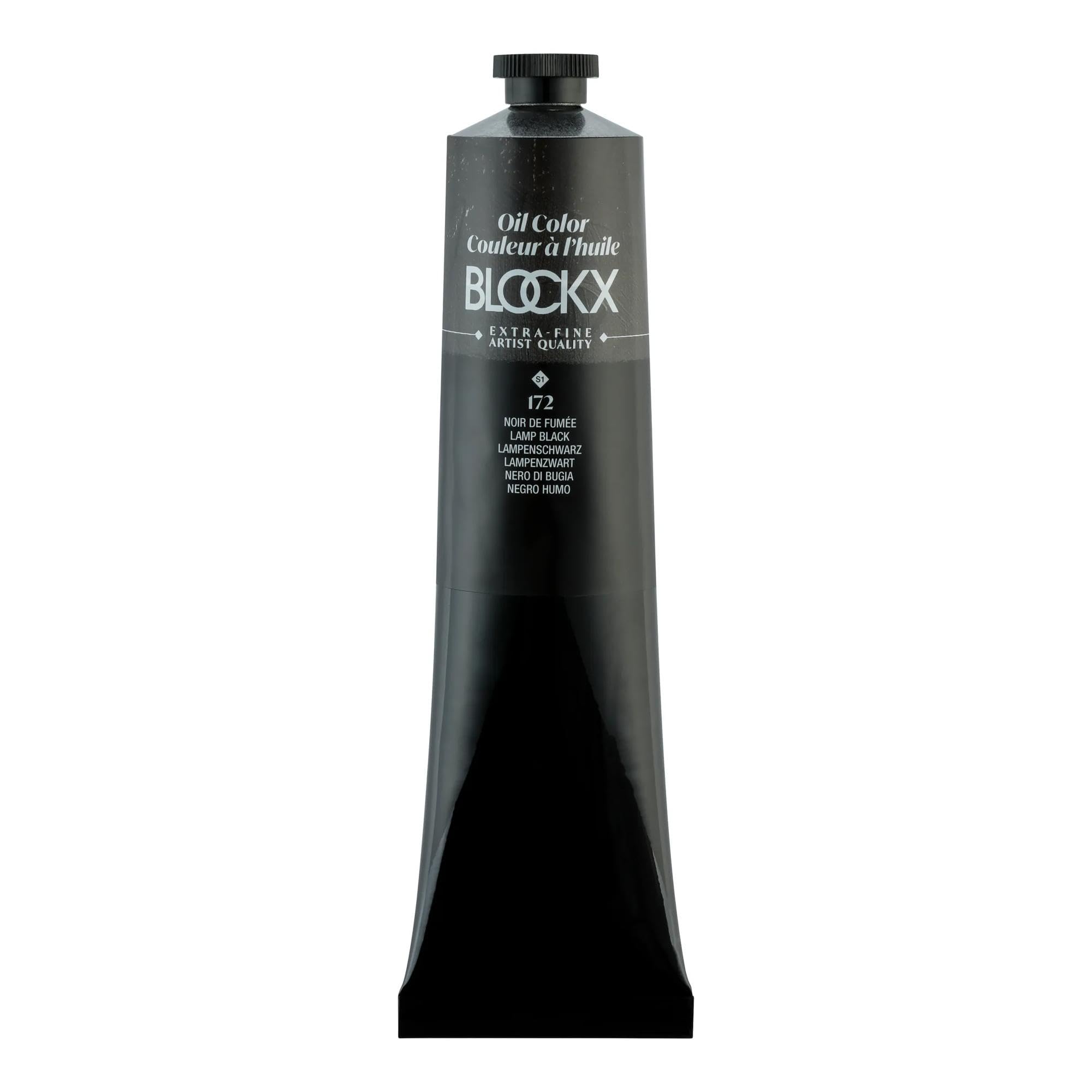 BLOCKX 216172BXC farba olejna ekstra drobna, 200 ml, kryjąca, czerń