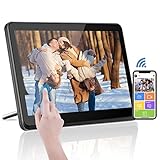 【Mejores regalos, apoyo profesional】cumpleaños, Navidad, día del padre, día de la madre, acción de gracias y más. Todo lo adecuado para regalar este marco de fotos digital a seres queridos y amigos cercanos.