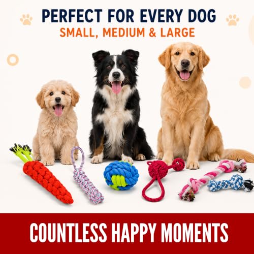 Image of Dog Rope Toys Set of 6
