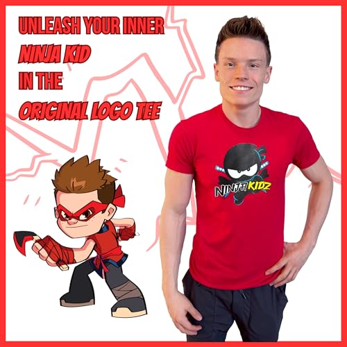Official Original Logo Tee Boys Shirt, Dress Your Ninja Kids in Cool Kids Clothes, Ninja Shirt Merch2