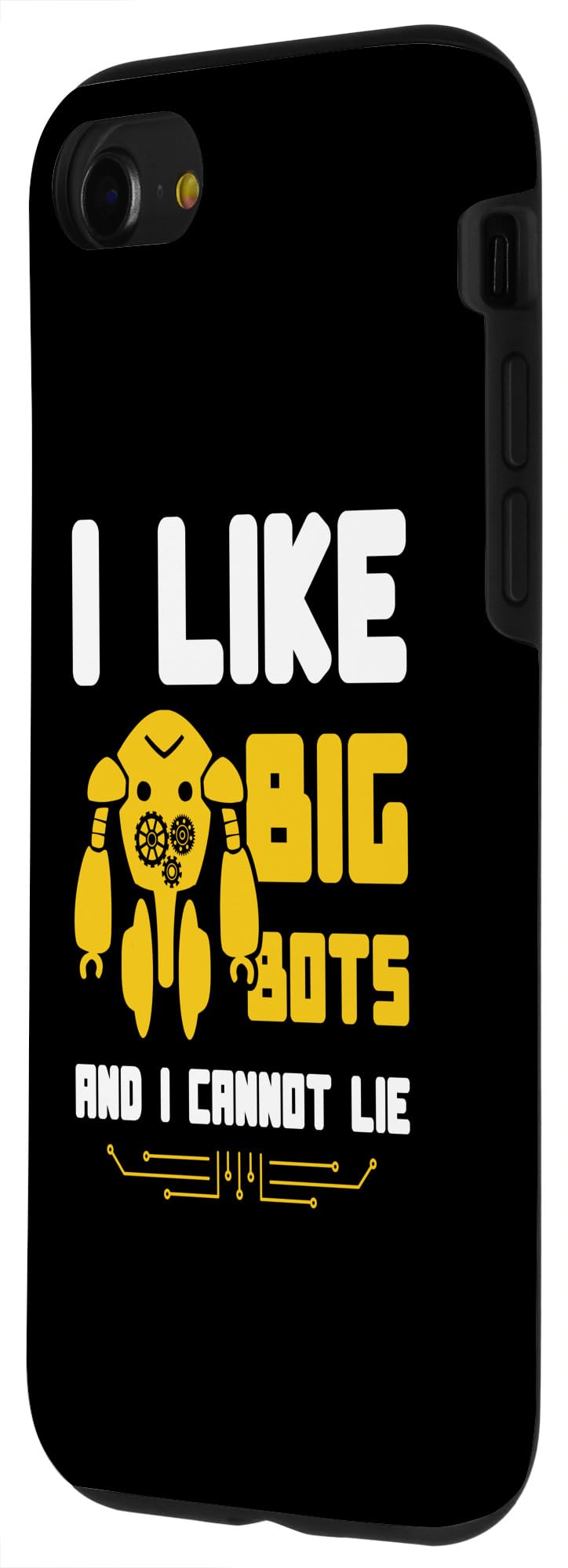iPhone SE (2020) / 7 / 8 I Like Big Bots and I Cannot Lie Funny robot Case - Image 2