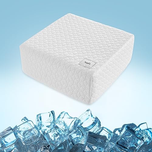 HARBOREST Cooling Cube Pillow - Side Sleeper Pillow for Neck and Shoulder Pain, Memory Foam Pillow...