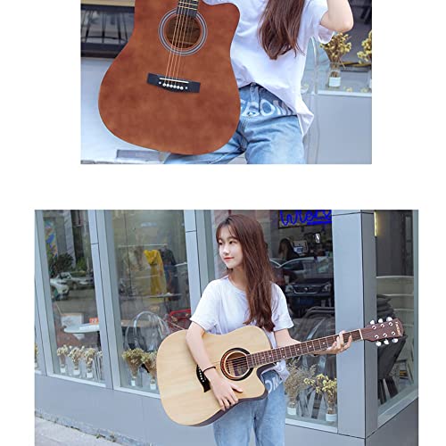 YYFANG Guitare Folk, sonorité exceptionnelle, Trou d’écho, qualité de Son Rond, Boutons entièrement fermés, Conception de Coin entaillé, Touche courbée. (Couleur : Jaune, Taille : 41 inches) - Les Beatles, Paul McCartney, John Lennon, RIngo Starr, George Harrison YYFANG Guitare Folk, sonorité exceptionnelle, Trou d'écho, qualité de Son Rond, Boutons entièrement fermés, Conception de Coin entaillé, Touche courbée. (Couleur : Jaune, Taille : 41 inches) – Image 8