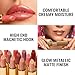 Oulac Matte Pinky Nude Lipstick with Glow Metallic Finish - Vegan Lipstick for Women, Creamy Texture, Hydrating Clean Beauty Formula, High-End Magnetic Hook Design, GM02 Ethereal