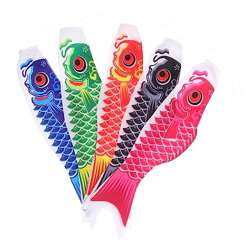 Manche à air drapeau de poisson décoratif pour maison et mur - 3