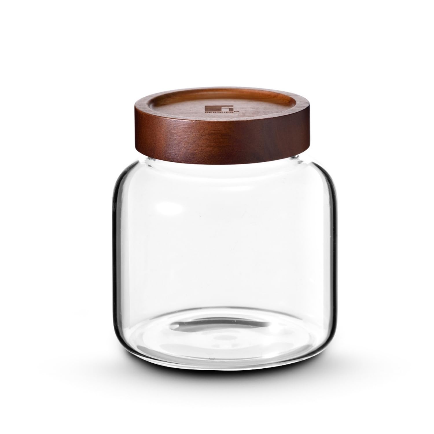 BERGNER Acadia Borosilicate 550ml Glass Jar with Solid Wood Lid, For Storing and Preserving Sugar, Flour, Tea, Coffee, Spices, Oats | Airtight Multipurpose Glass Container for Kitchen — Amazon image 19