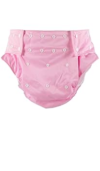 大きい大人おむつカバー　苺ピンクで可愛い　7L相当　裏は撥水生地　ボタンが縦5個 大きい大人おむつカバー 苺ピンクで可愛い 7L相当 裏は撥水生地