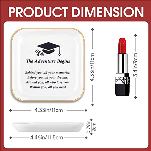 Titanape Graduation Gifts for Women Trinket Dish 2026 Graduation Presents for High School/College/Middle School Graduate Masters Nurses Students Best Friend Sister Daughter - Image 4