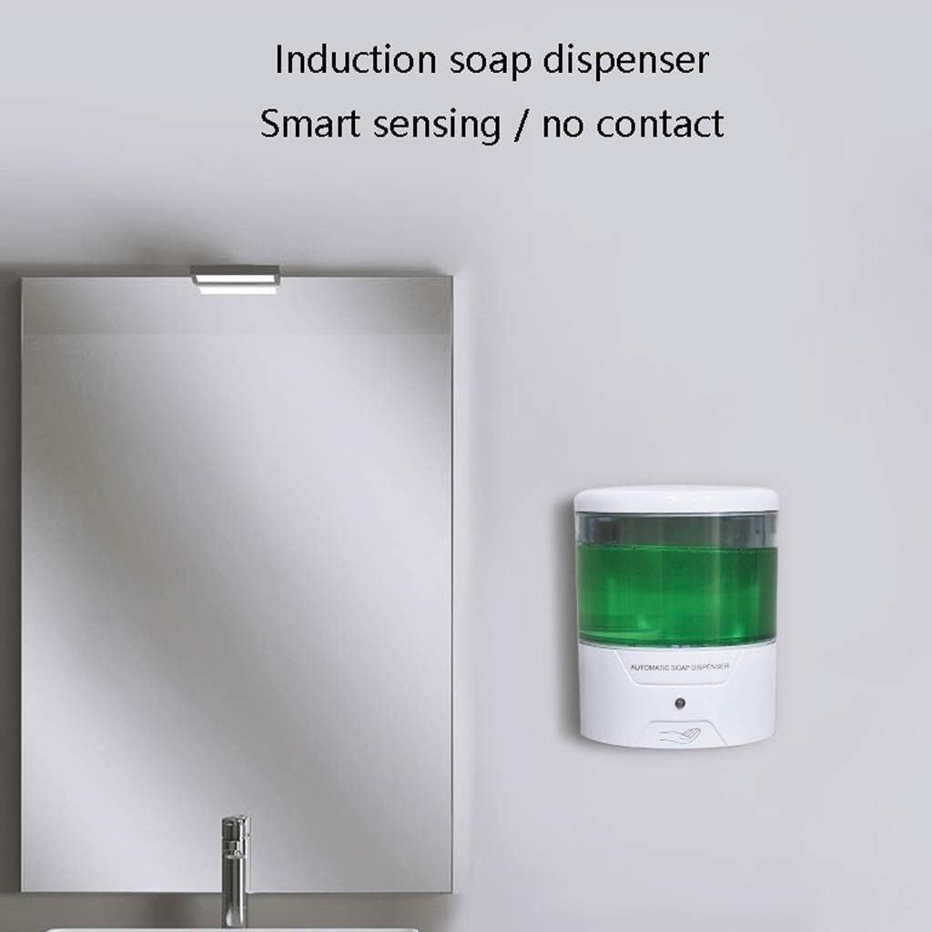 Dispenser di sapone automatico con sensore a infrarossi, bottiglia di lozione, pompa per sapone, cucina, scuola, bagno, dispenser di sapone da parete senza contatto, dispenser per lozioni
