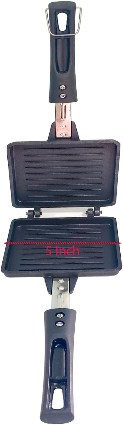 Gas Sandwich Maker for Stove Top Nonstick Sandwich Toaster Portable Sandwich Press for Gas Stove Easy to Use & Clean Perfect for Grilled Sandwiches Toasties & Snacks