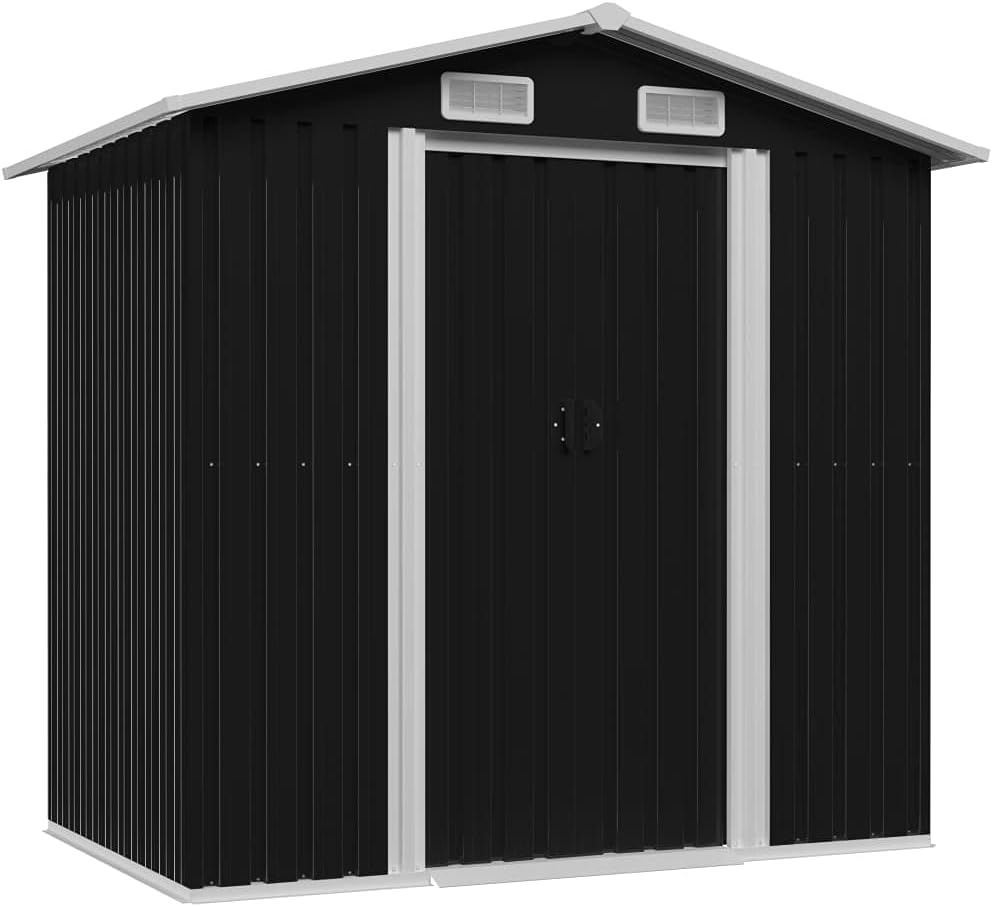 VVLXRIC Outdoor Storage Shed, Metal Outdoor Storage Trinidad and Tobago
