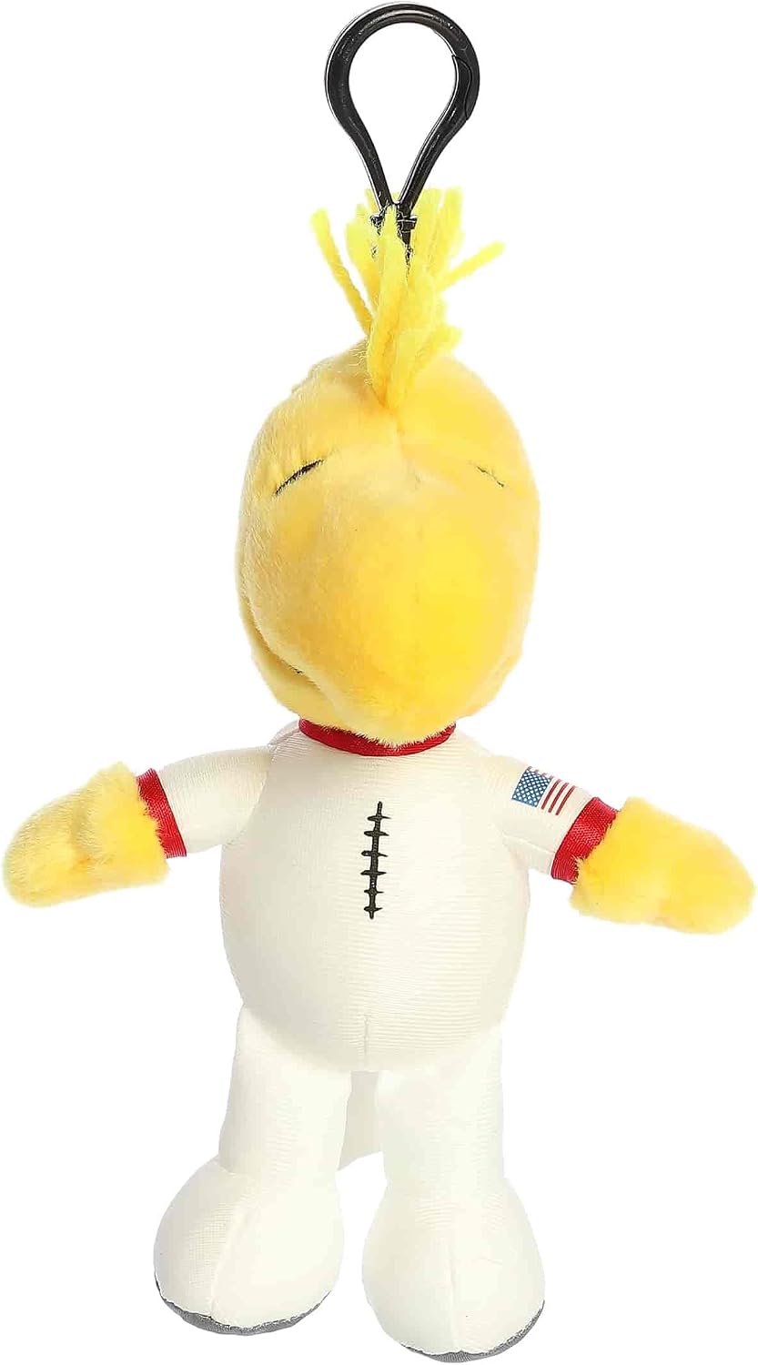 Aurora Peanuts 6.5" White Spacesuit Woodstock Adorable Clip-On image 2