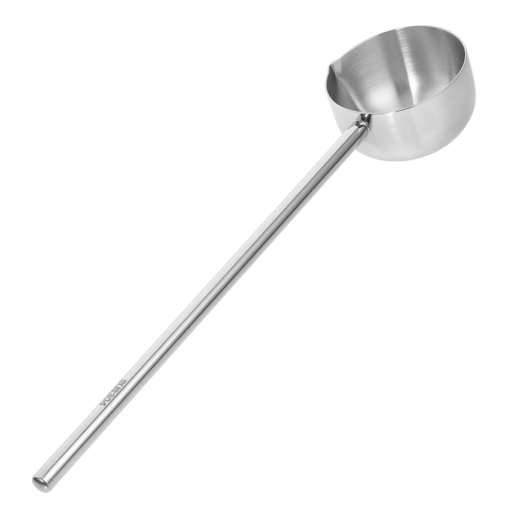 MAGICLULU 4 Piezas Cuchara De Acero Inoxidable Cucharón De Sopa Resistente Desgaste Cucharón De Sopa De Agua Cucharón Conveniente Cuchara De Agua Para El Hogar Multiusos