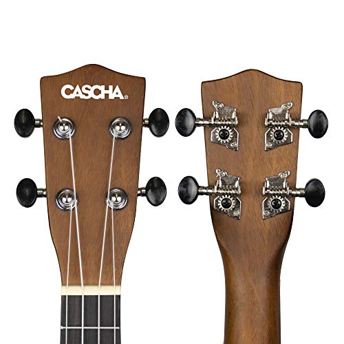 CASCHA EH 3953 Ukulélé Soprano Naturel avec cordes AQUILA, sac de rangement et 3 plectres - Les Beatles, Paul McCartney, John Lennon, RIngo Starr, George Harrison CASCHA EH 3953 Ukulélé Soprano Naturel avec cordes AQUILA, sac de rangement et 3 plectres – Image 6