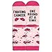 Lavley Nurse and Doctor Socks - Fight Cancer Socks - For Breast Cancer Survivors and Patients, Inspiring Gift
