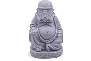 Parody Stormtrooper Themed Buddha Statue: A Galactic Icon of Zen