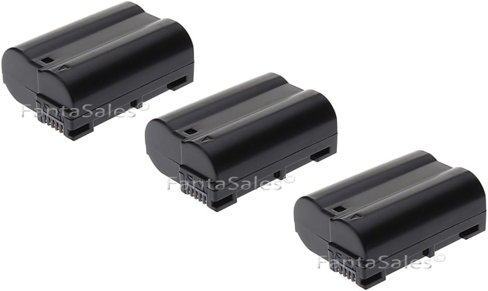 UltraPro 3-Pack EN-EL15C / EN-EL15 High-Capacity Replacement Batteries for Select Nikon Digital Cameras - UltraPro Bundle Includes: Deluxe Microfiber Cleaning Cloth, Lens Cleaning Pen