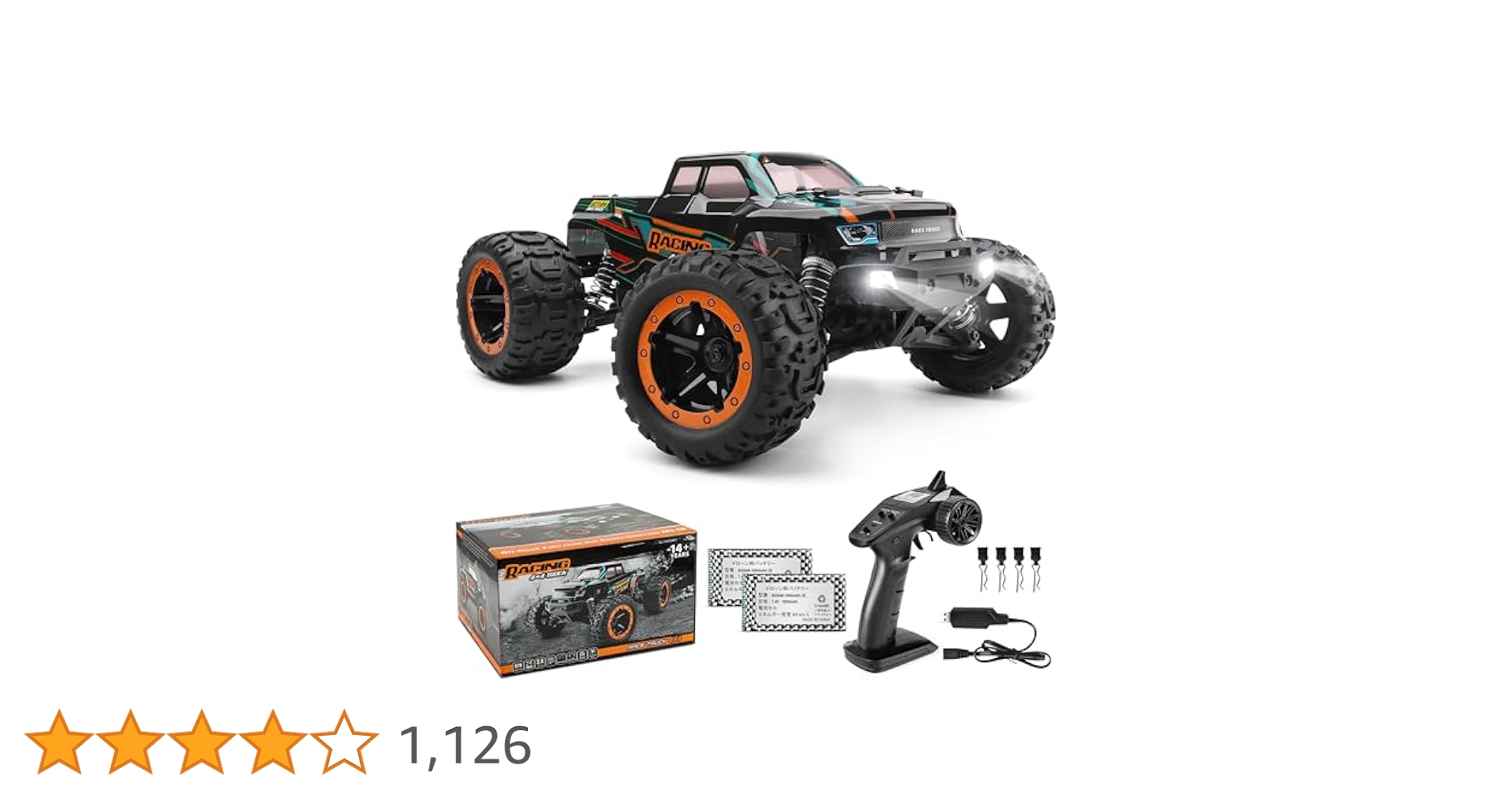ＨＢＸ 1/18 オフロードバギーＲＴＲ トイラジ最高峰！？「1/18 4WD電動RCバギー HBX RAMPAGE」を